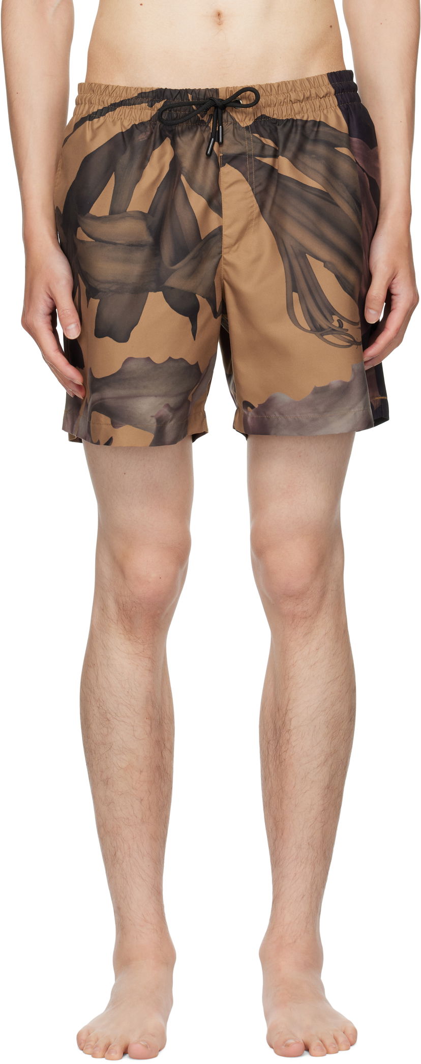 Plavky Dries Van Noten Dries Van Noten Patterned Swim Shorts Hnedá | 252-022500-2271