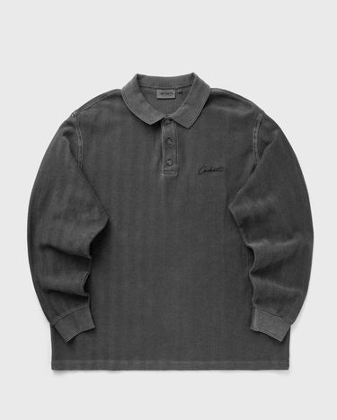 Polo tričko Carhartt WIP Long Sleeve Morrison Rugby Polo Šedá | I034568-89.PG, 0