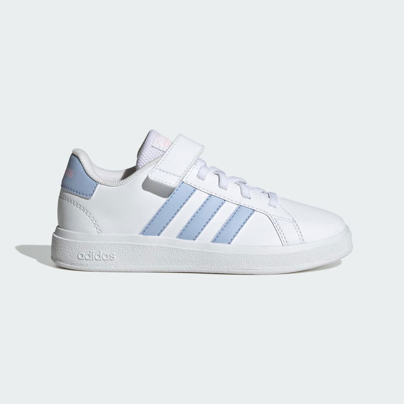 Tenisky a topánky adidas Performance Grand Court Elastic Lace and Top Strap Biela | IG4841