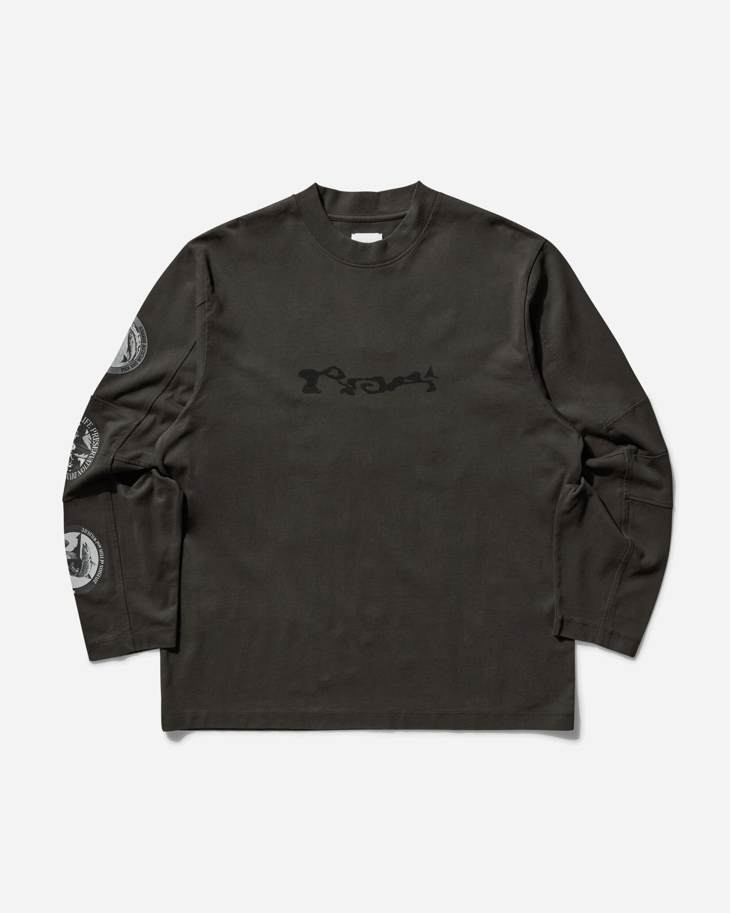Tričko ROA Division Longsleeve T-Shirt Šedá | RBMW0434JY39 BLK0029, 0