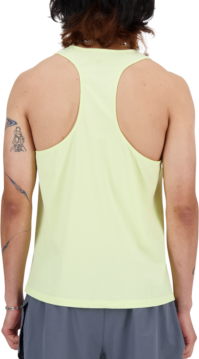 Tielko New Balance Athletics Racing Singlet Biela | mt41290-llt, 1