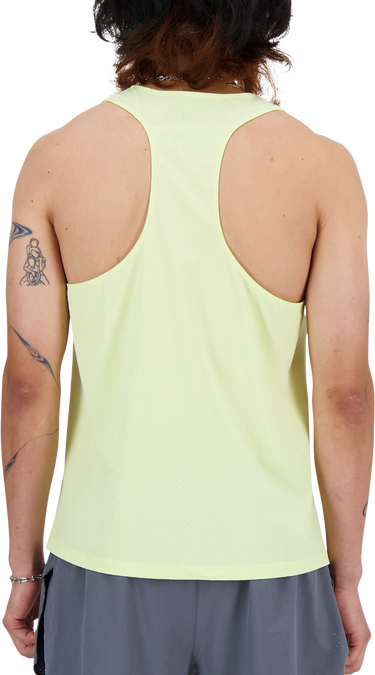 Tielko New Balance Athletics Racing Singlet Biela | mt41290-llt, 1