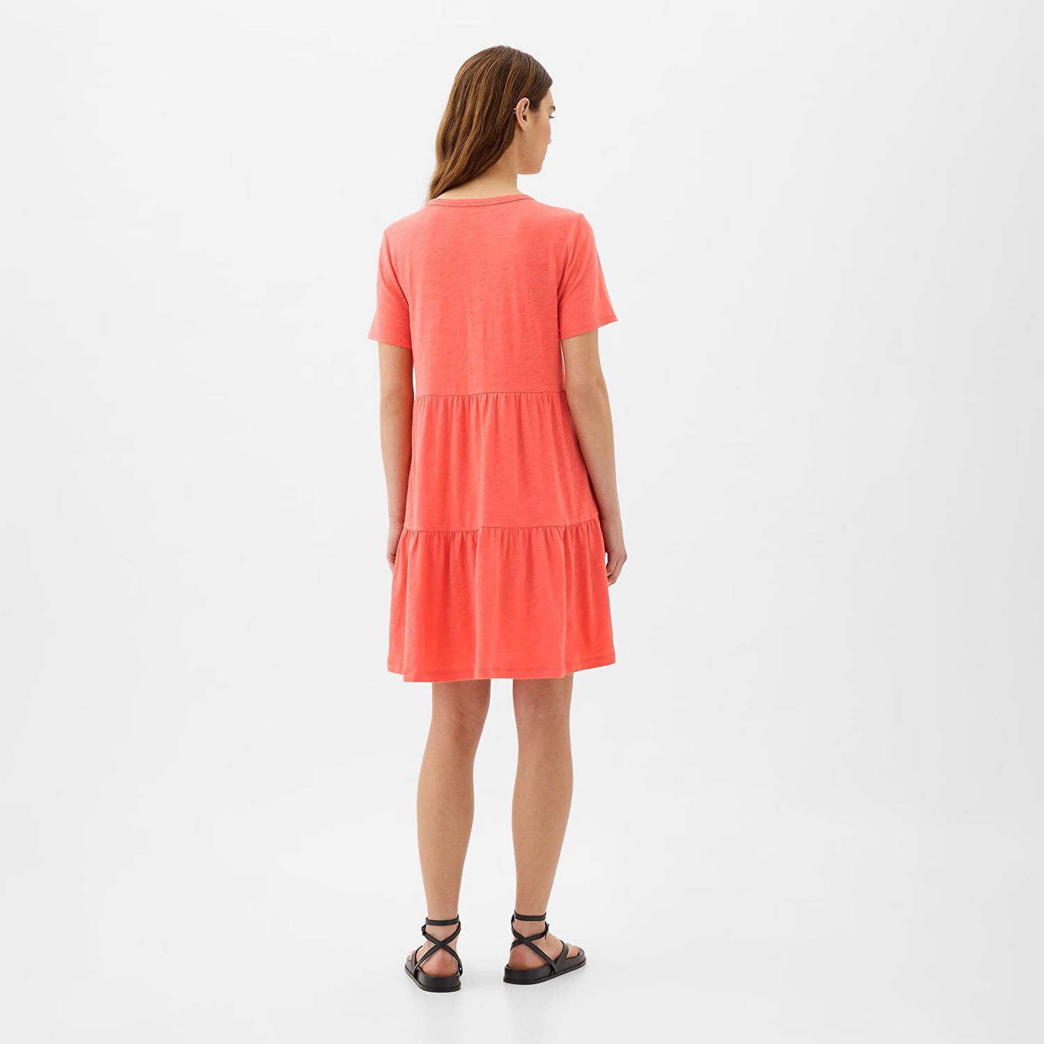 Šaty GAP Dresses Knit Dress Cayenne Červená | 863186-00, 1