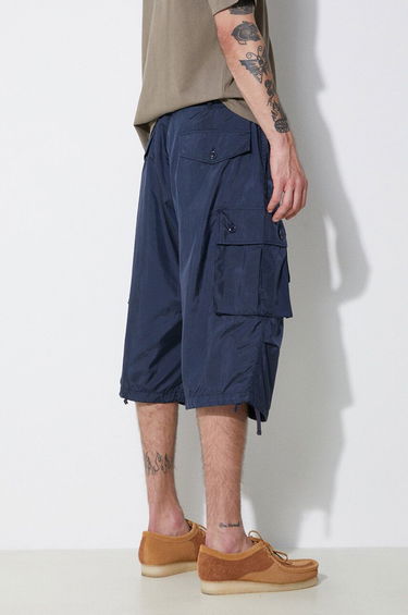 Šortky Engineered Garments Engineered Garments FA Cropped Cargo Shorts Navy | OR276.DZ028, 2