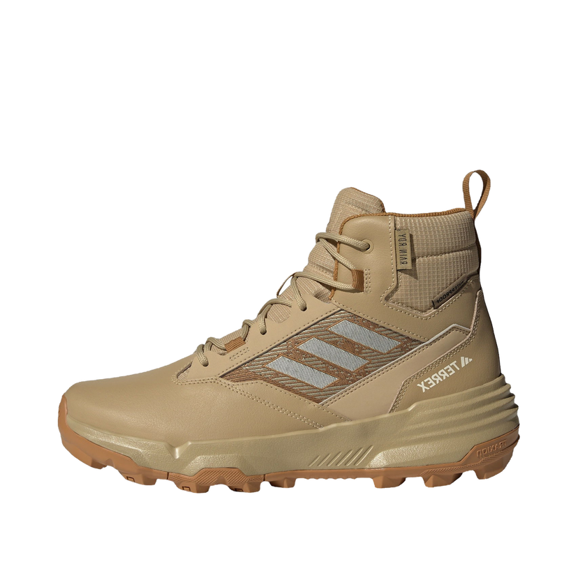 Outdoor adidas Performance Terrex Unity Leather Mid Rain.RDY Beige Tone Ecru Tint Mesa Béžová | IF4978