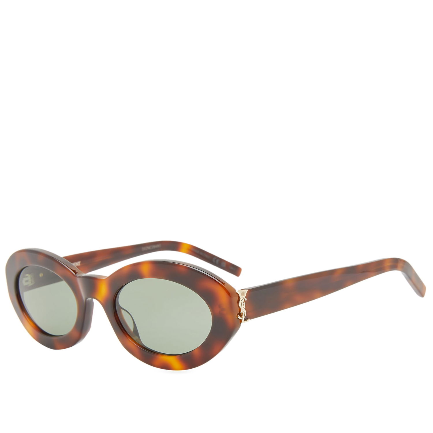 Slnečné okuliare Saint Laurent Saint Laurent SL M136 Oval Sunglasses Hnedá | 30015353002, 1