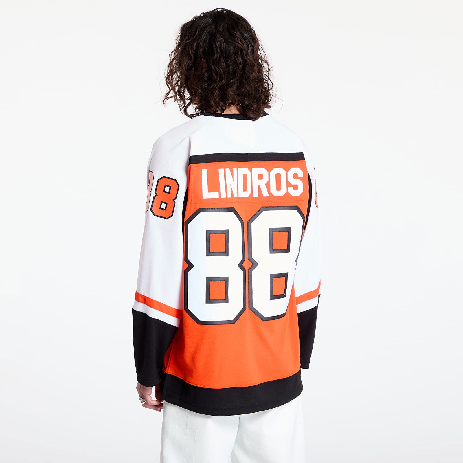 Philadelphia Flyers 88 Eric Lindros NHL Dark Jersey Orange