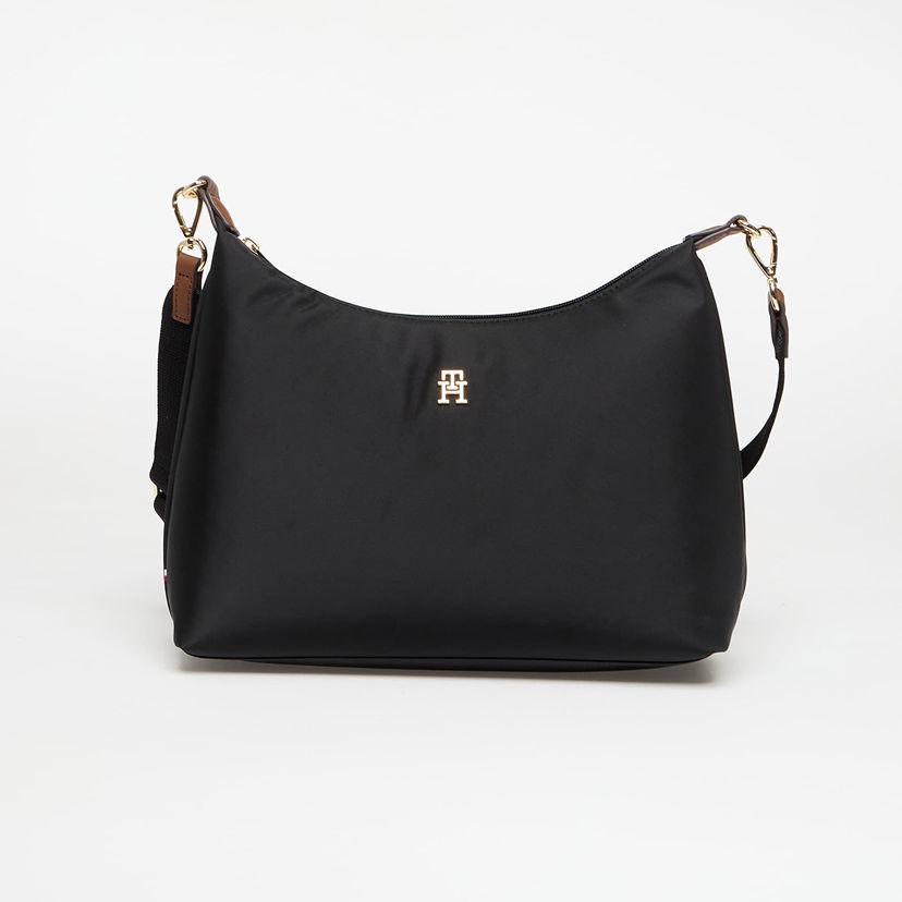 Taška cez rameno Tommy Hilfiger Tommy Hilfiger Popette Shoulder Bag Čierna | AW0AW17937-BDS