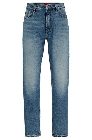 Džínsy BOSS Regular-Fit Jeans with Regular Rise Modrá | 50517488, 0