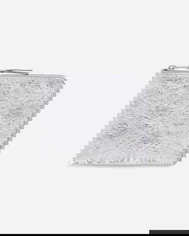 Peňaženka Comme des Garçons Silver Line Crinkled Metallic Zip Around Wallet Metalická | SA3100G SIL, 2