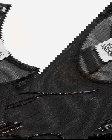 Tričká a tielka Jean Paul Gaultier Sequin Longsleeve Top Čierna | 2503WTO339M001 00, 3