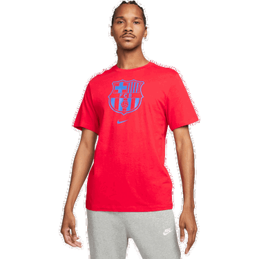 Tričko Nike FC Barcelona Crest T-Shirt Červená | HQ8396-620, 0