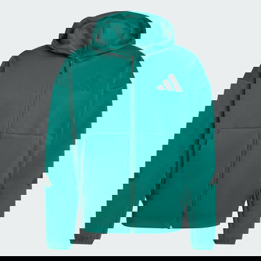 Mikina adidas Performance Z.N.E. Full-Zip Hooded Zelené | JF6539, 2