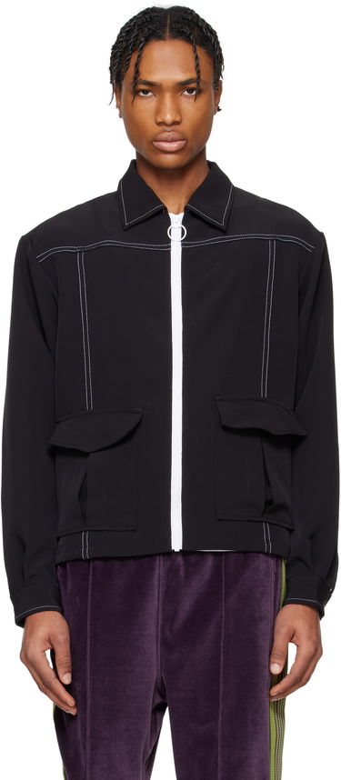 Bunda Needles NEEDLES Stitched Sport Jacket Čierna | QV194, 0