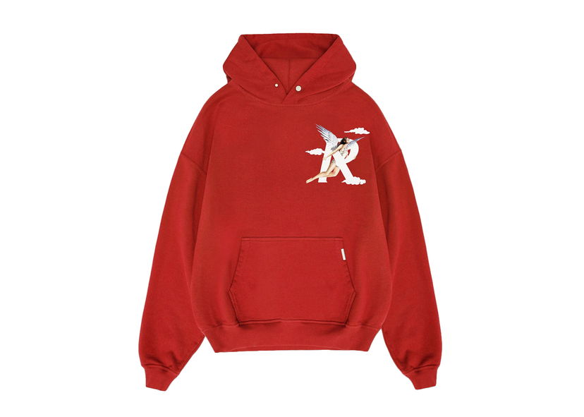 Mikina Represent Clo Represent Storms In Heaven Hoodie Burnt Red Červená | M04273-239