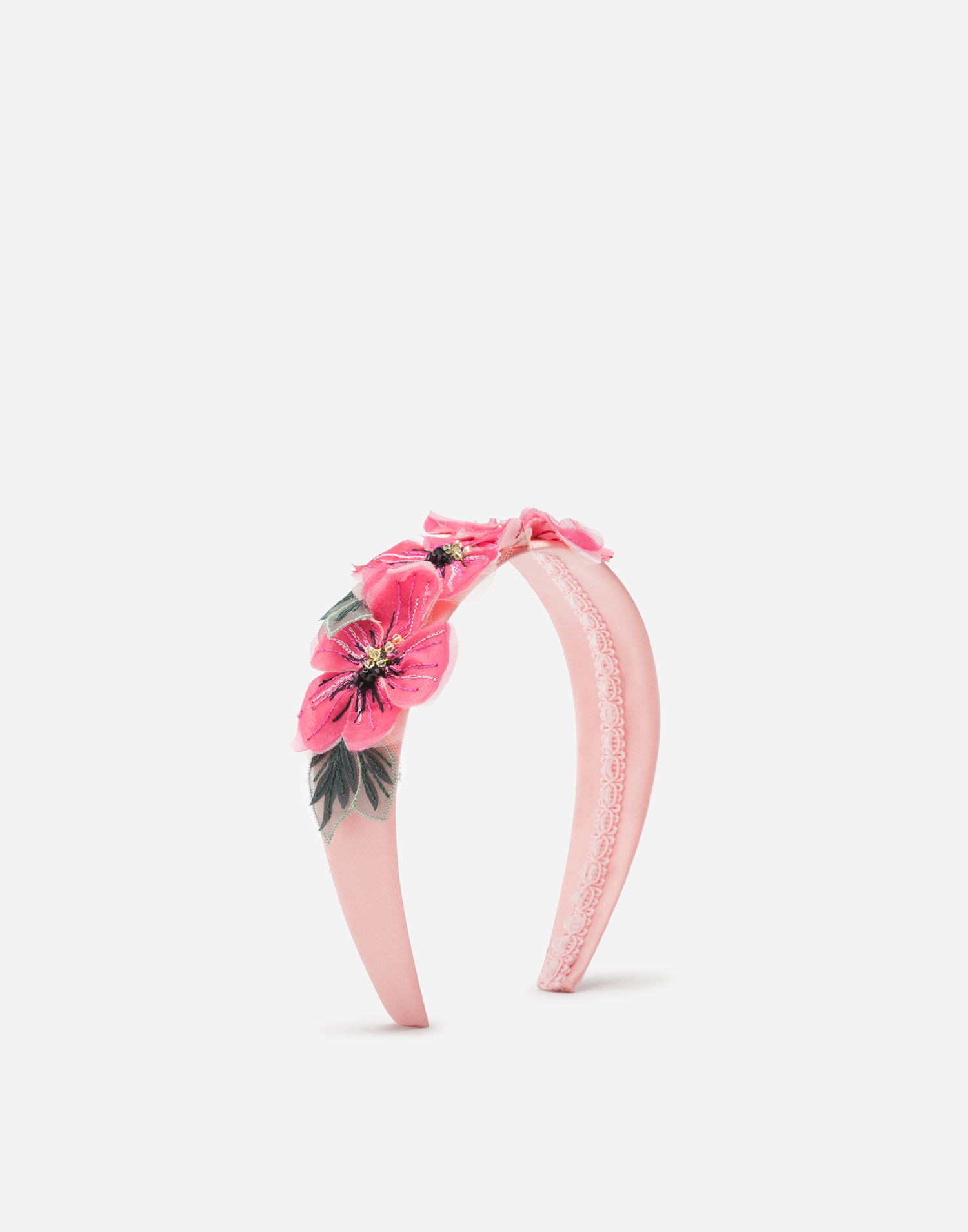 Spona Dolce & Gabbana Dolce & Gabbana Floral Chiffon Headband Ružová | LB3L50G7WFVF0660, 0