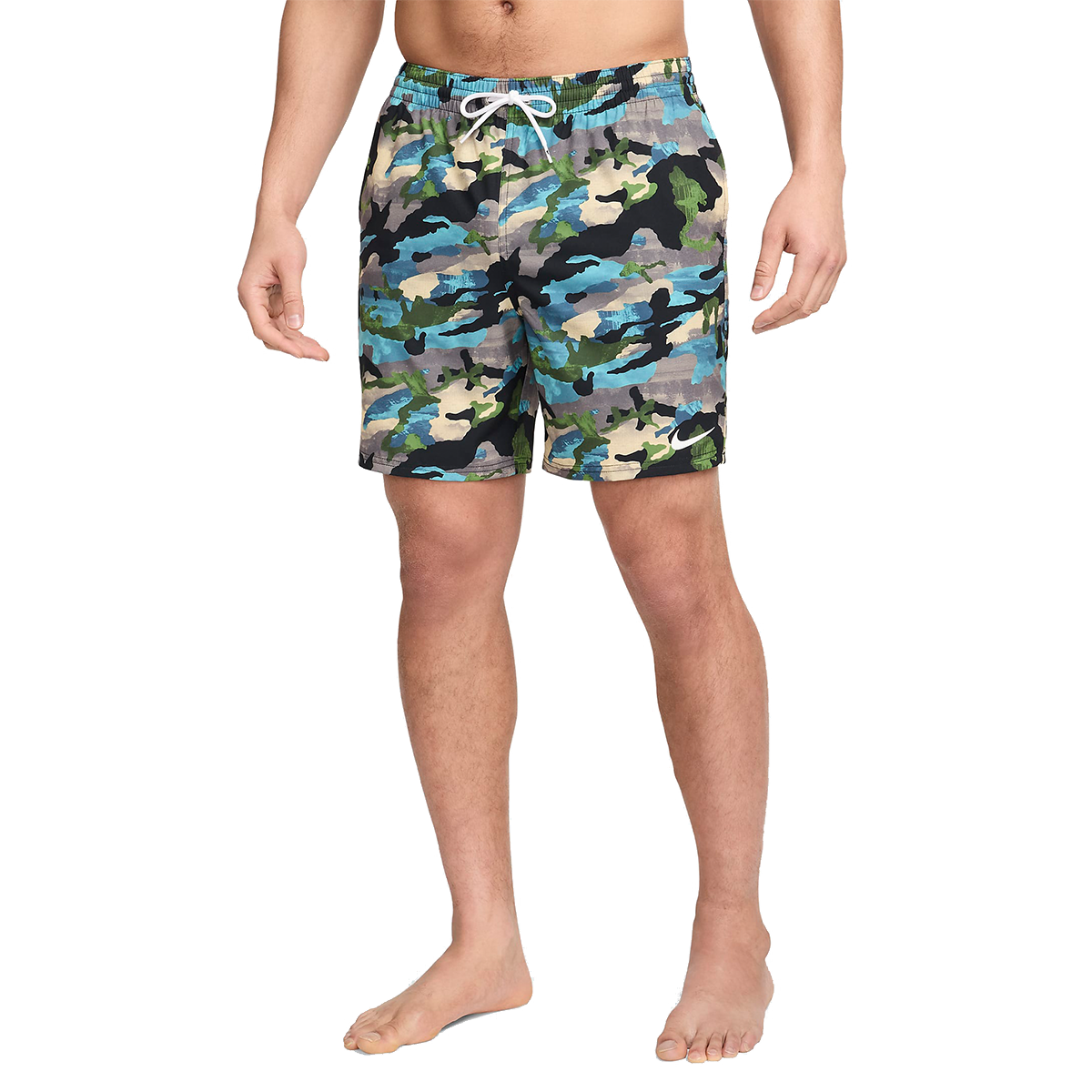 Plavky Nike Nike Classic Camo Men's Swim Trunks Rôznofarebný | NESSE548-001, 0