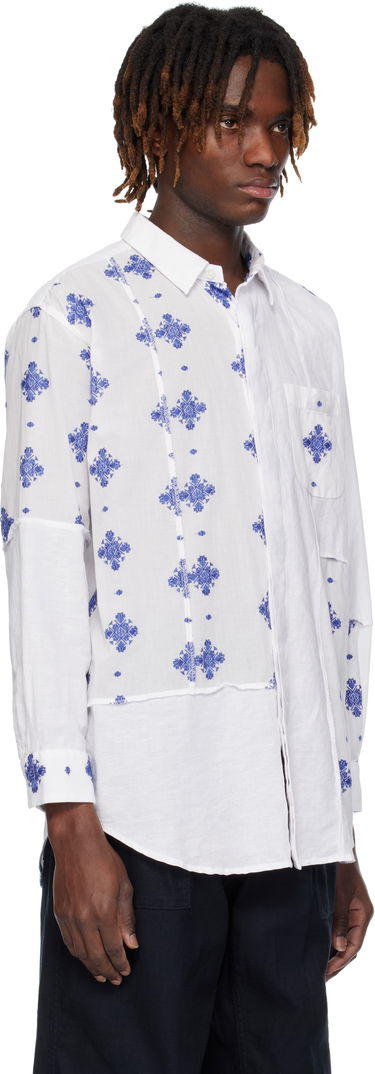 Košeľa Engineered Garments Engineered Garments Short Collar Shirt Biela | 25S1A017, 1