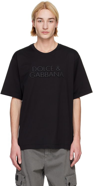Tričko Dolce & Gabbana Dolce&Gabbana Cotton T-Shirt with Logo Čierna | G8PN9ZG7NWN, 0