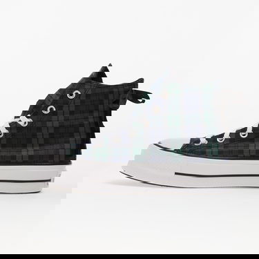 Tenisky a topánky Converse Chuck Taylor All Star Lift Platform Plaid Hi Zelené | A13879C, 0