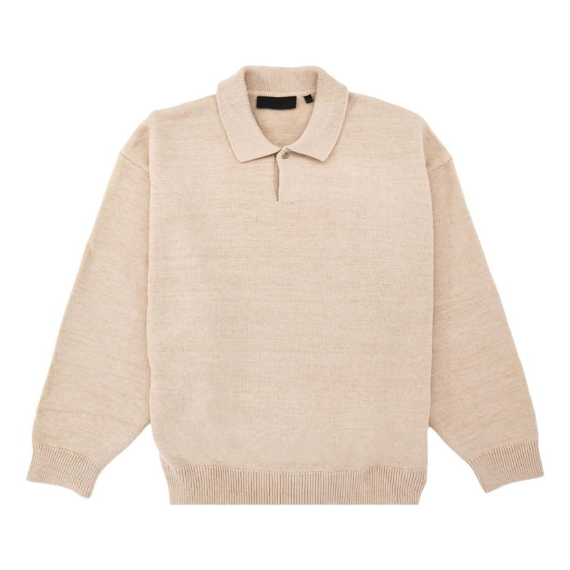 Sveter Fear of God Knit Polo Shirt Béžová | 192BT232183F