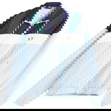 Vetrovka Casablanca Casablanca Pin Stripe Track Jacket Modrá | MS25-JK-342-01, 0