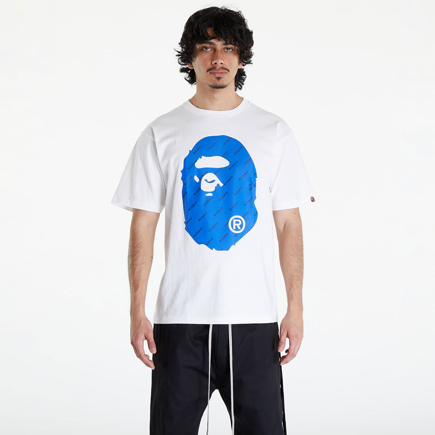 Tričko BAPE A BATHING APE Bape Hexagram Big Ape Head Tee White Biela | 001TEK301034M WHT, 0