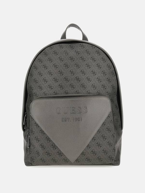 Batoh GUESS Milano 4G Logo Backpack Šedá | HMMILSP4211, 0