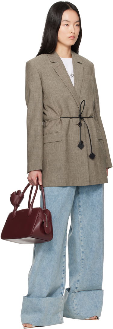 Bunda LANVIN Lanvin Belted Wool Blazer Hnedá | RW-JA0021-6040-P25, 3