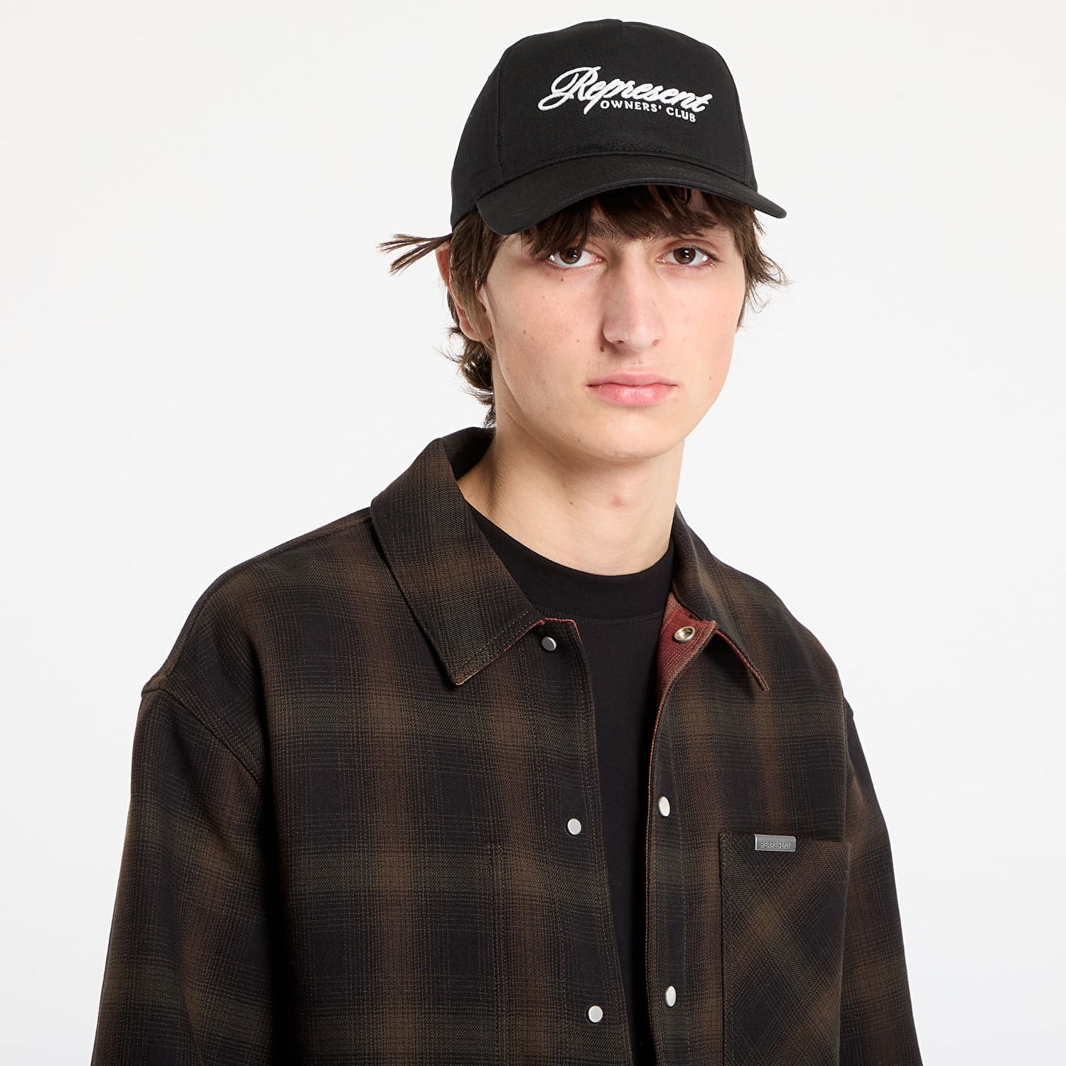 Bunda Represent Clo Bonded Reversible Check Shirt Hnedá | MLM100105-17, 1