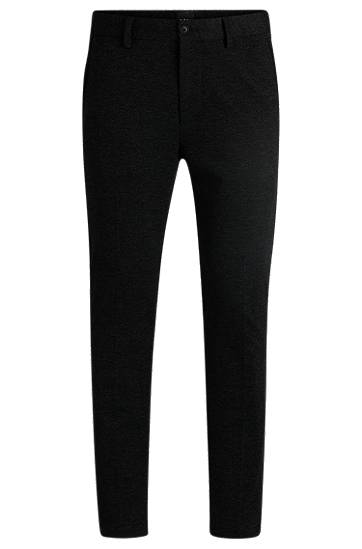 Nohavice BOSS Slim Fit Stretch Jersey Trousers Čierna | 50530871, 0