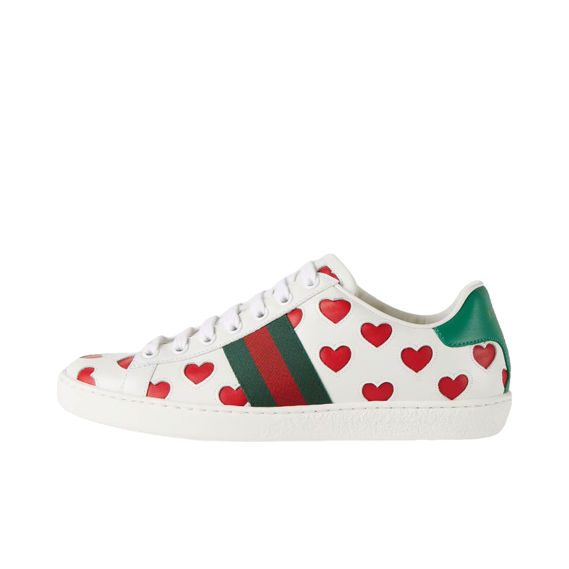 Tenisky a topánky Gucci Ace 'Hearts' (W) Biela | _676959 1XG60 9062