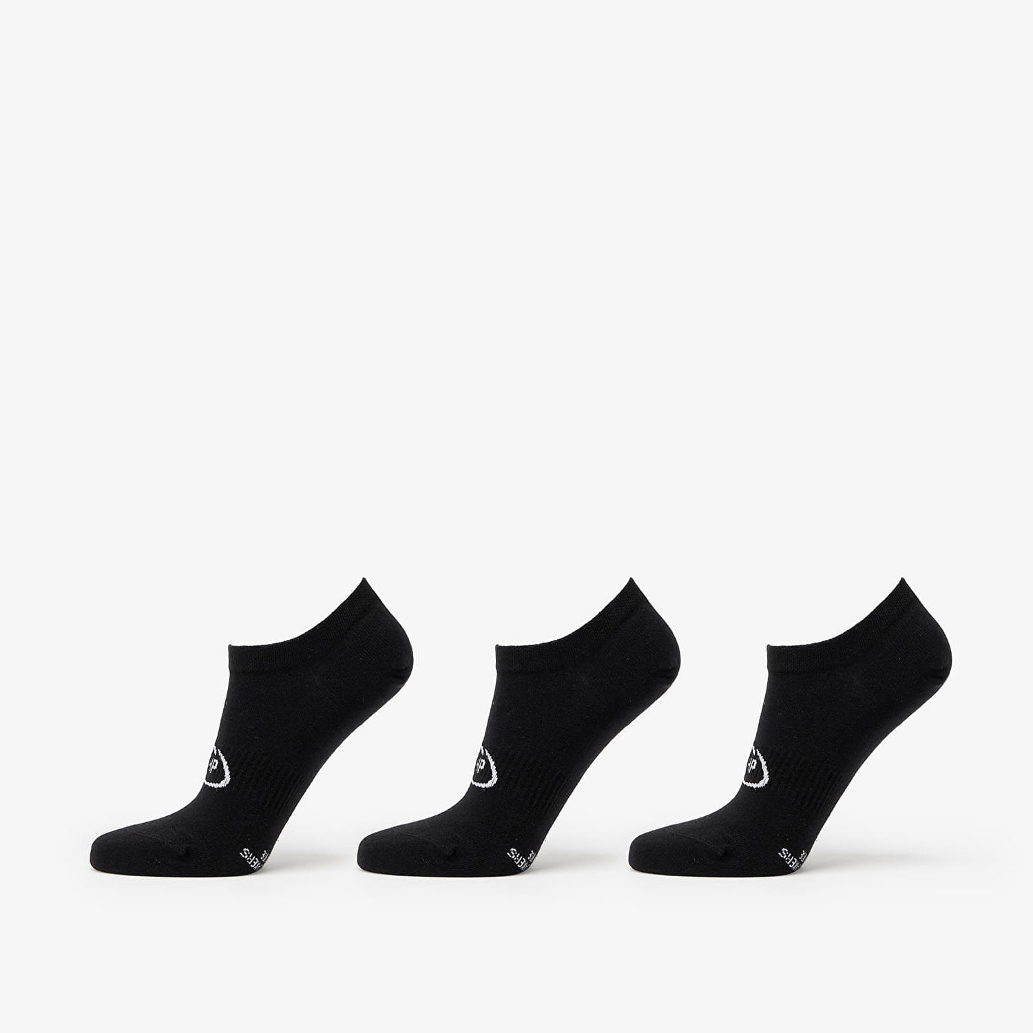 Ponožky Footshop Invisible Socks 3-Pack Black Čierna | FTSHP_378, 0