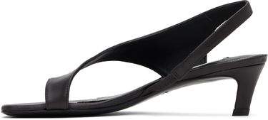 Oblečenie TOTEME TOTEME Leather Thong Heeled Sandals Čierna | 252-WAS0201-LE0131, 2