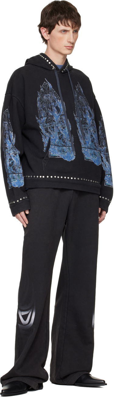 Mikina Who Decides War Flame Glass Hoodie Čierna | 1110310002FW25, 3