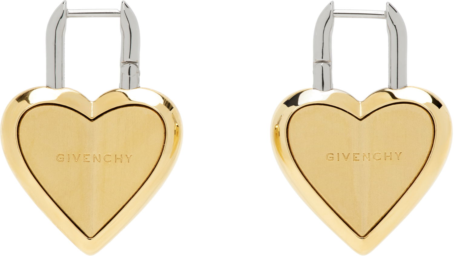 Náušnice Givenchy Givenchy Heart Lock Earrings Žltá | BF1123F003711, 0