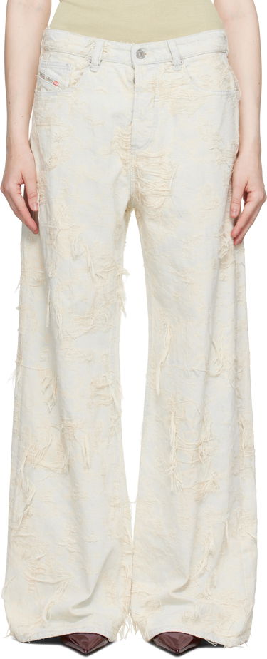 Džínsy Diesel Diesel 1996 D-Sire Relaxed Jeans Biela | A19183 09M40, 0