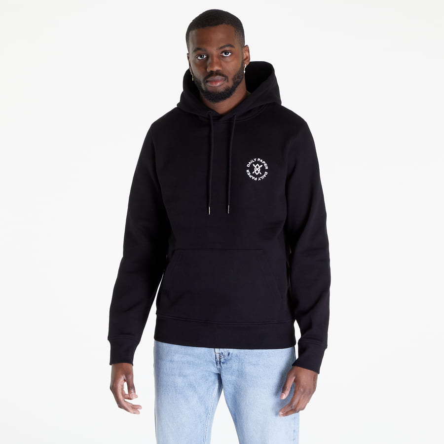 Mikina DAILY PAPER Circle Hood Čierna | 1000110, 0