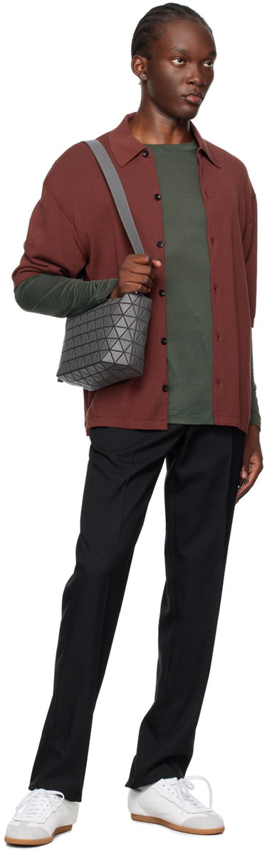 Taška cez rameno BAO BAO ISSEY MIYAKE ISSEY MIYAKE Crystal Matte Shoulder Bag Šedá | BB48AG314, 3