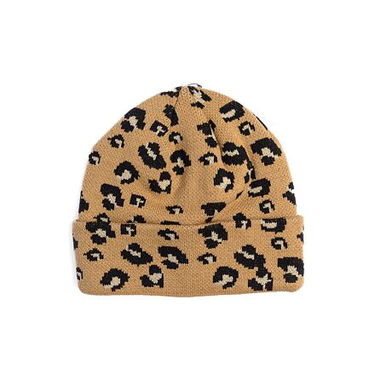 Kulicha New Era Medium Knit Wide Leopard Beanie Hnedá | 60565280, 0