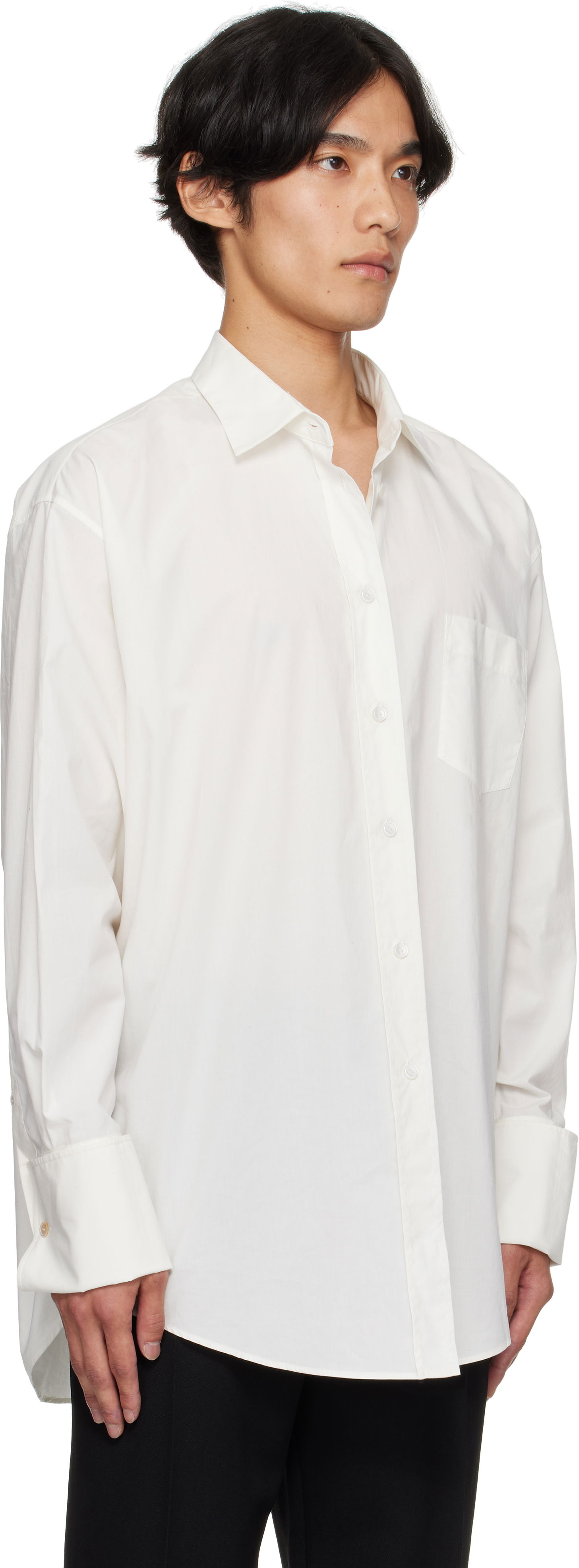 Košeľa The Row The Row Miller Shirt Biela | 970-W4266, 1