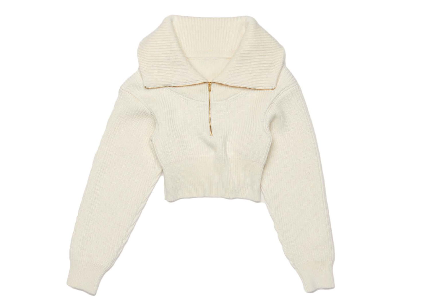 Sveter Jacquemus La Maille Risoul Sweater Off-White Biela | 213KN501-2086-110, 0