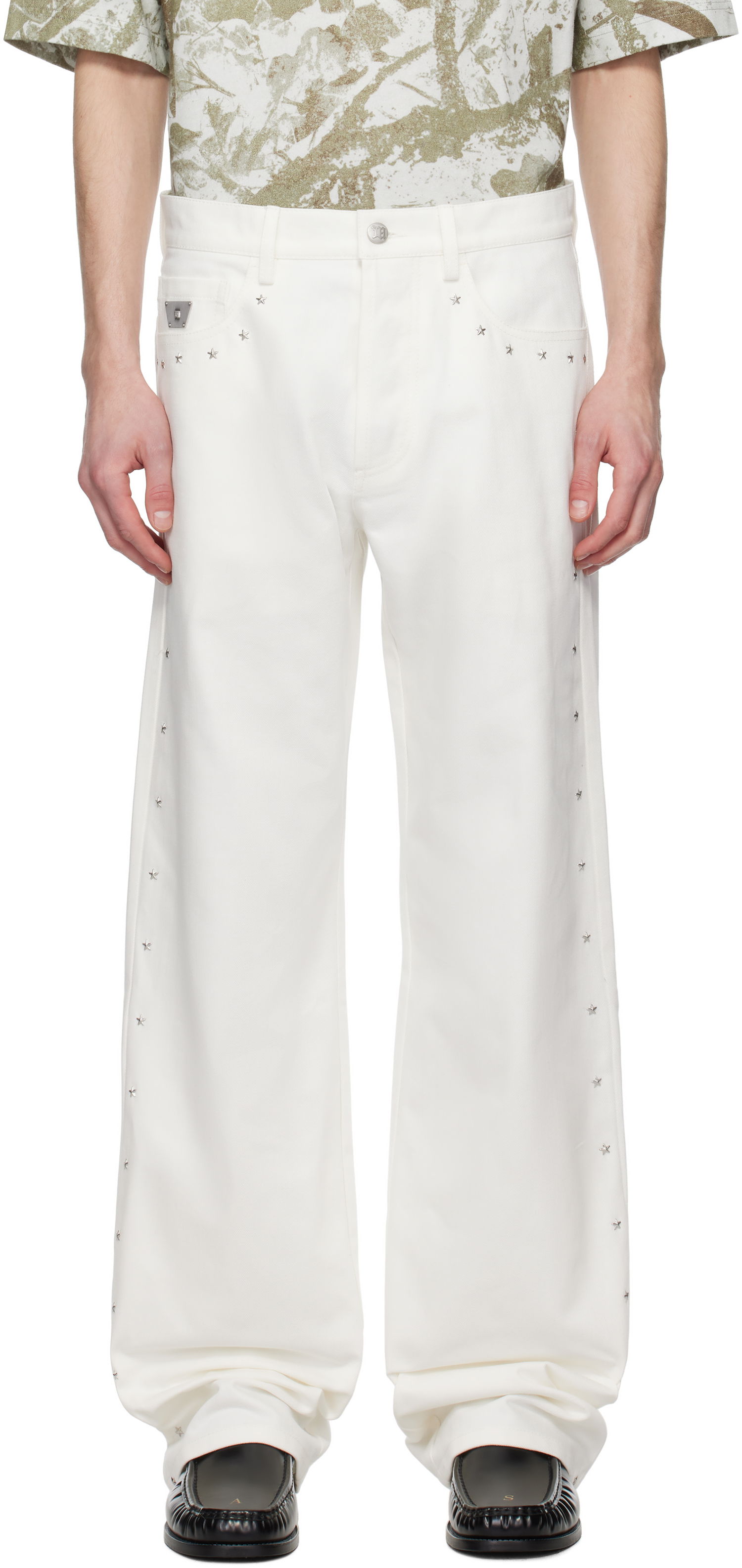 Džínsy MISBHV MISBHV Star Jeans Biela | 250M308, 0