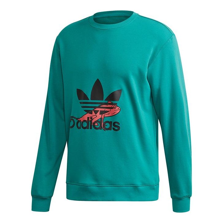 Mikina adidas Originals Originals Chameleon Graphic Sweatshirt Zelené | FM3702