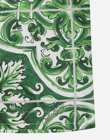 Plavky Dolce & Gabbana Dolce & Gabbana Majolica Print Swim Trunks Zelené | L1J818ON01CH75DQ, 2