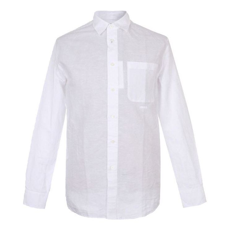 Košeľa KENZO Loose Fit Long Sleeve Shirt Biela | FA55CH8251LG-01, 0