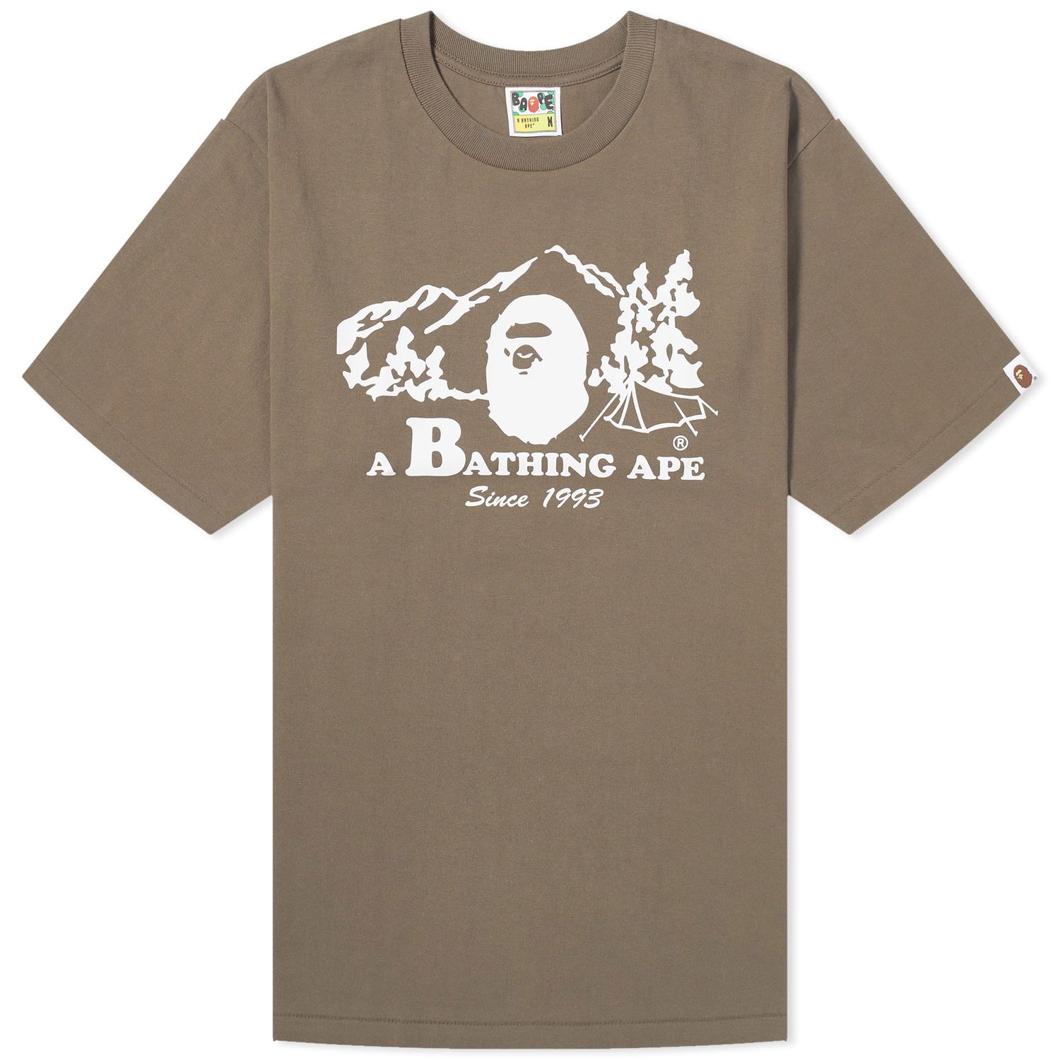 Tričko BAPE Camp T-Shirt Hnedá | 001TEJ801046M-BRN, 0