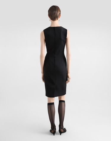 Šaty Dolce & Gabbana Dolce & Gabbana Wool Sheath Dress Čierna | F6TLMTFUBGEN0000, 2