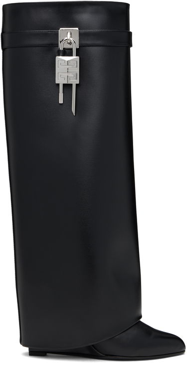 Oblečenie Givenchy Givenchy Shark Lock Tall Boots Čierna | BE702XE1NG001, 0
