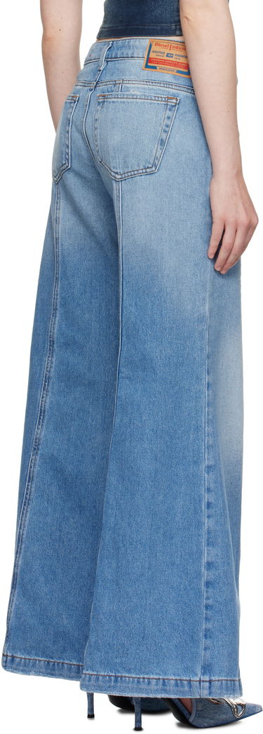 Džínsy Diesel D-Akii Flare Jeans Modrá | A12808 0CLBA, 2